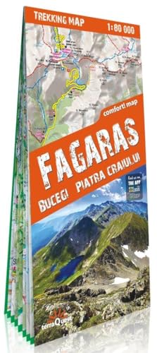 Fagaras, Bucegi, Piatra Craiului lam. (Trekking map)