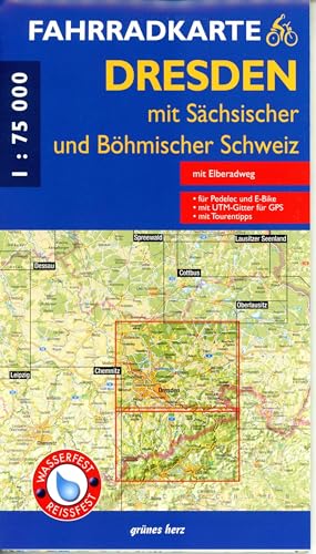 Fahrradkarte Dresden: Mit sächsischer und böhmischer Schweiz (Fahrradkarten)