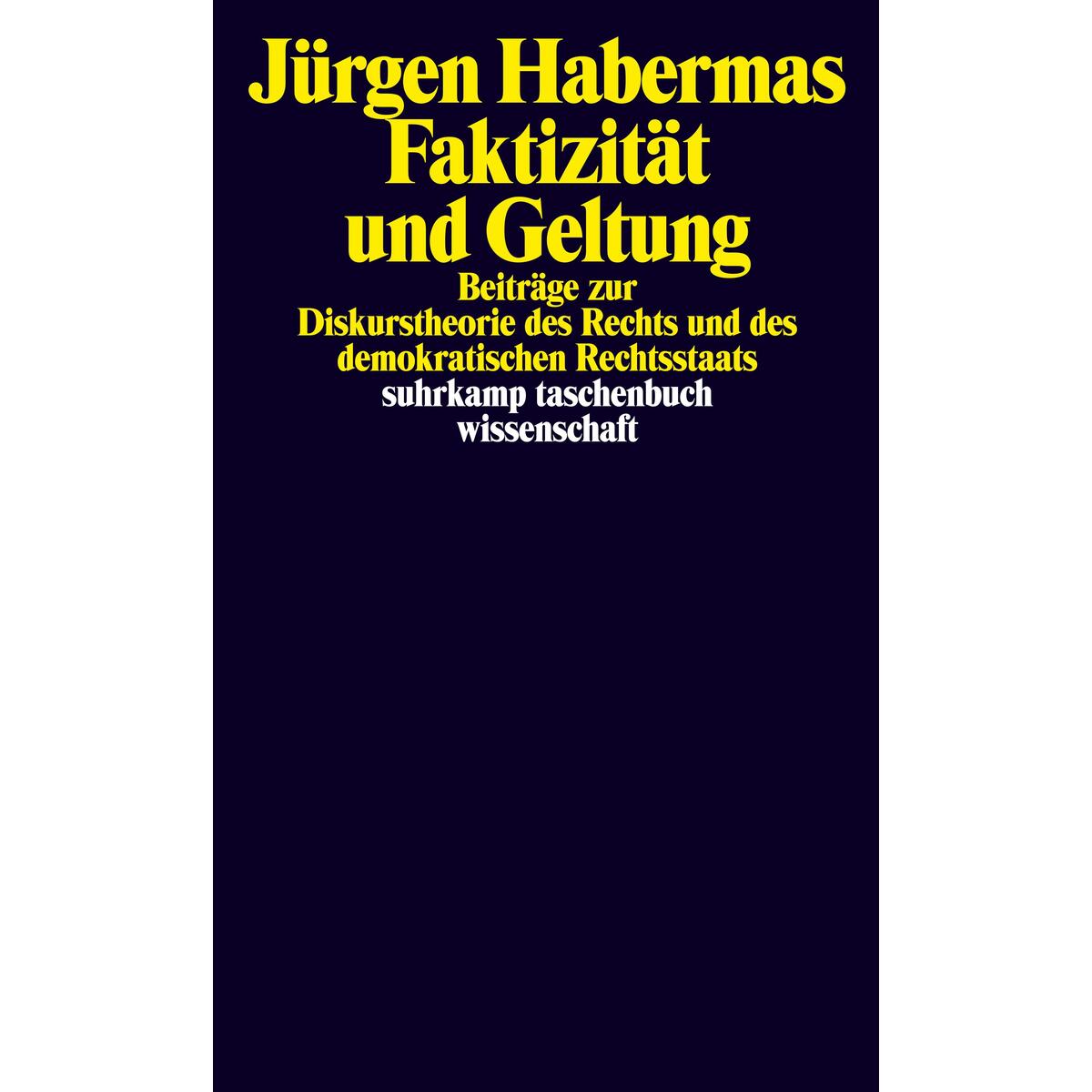 Faktizität und Geltung Faktizität und Geltung von Suhrkamp Verlag