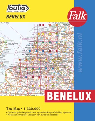 Benelux (Routiq atlas) von Falkplan,The Netherlands