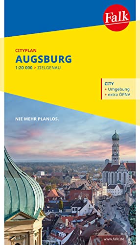 Falk Cityplan Augsburg 1:18.500 von FALK, OSTFILDERN