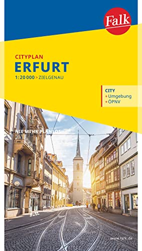 Falk Cityplan Erfurt 1:20.000 von Mairdumont