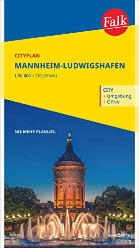 Falk Cityplan Mannheim-Ludwigshafen 1:22.500 von FALK, OSTFILDERN