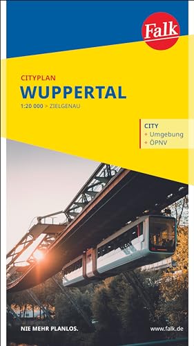 Falk Cityplan Wuppertal 1:20.000 von FALK, OSTFILDERN