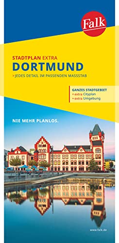Falk Stadtplan Extra Dortmund 1:22.000: mit Ortsteilen von Bochum, Castrop-Rauxel, Holzwickede, Lünen, Schwerte von FALK, OSTFILDERN