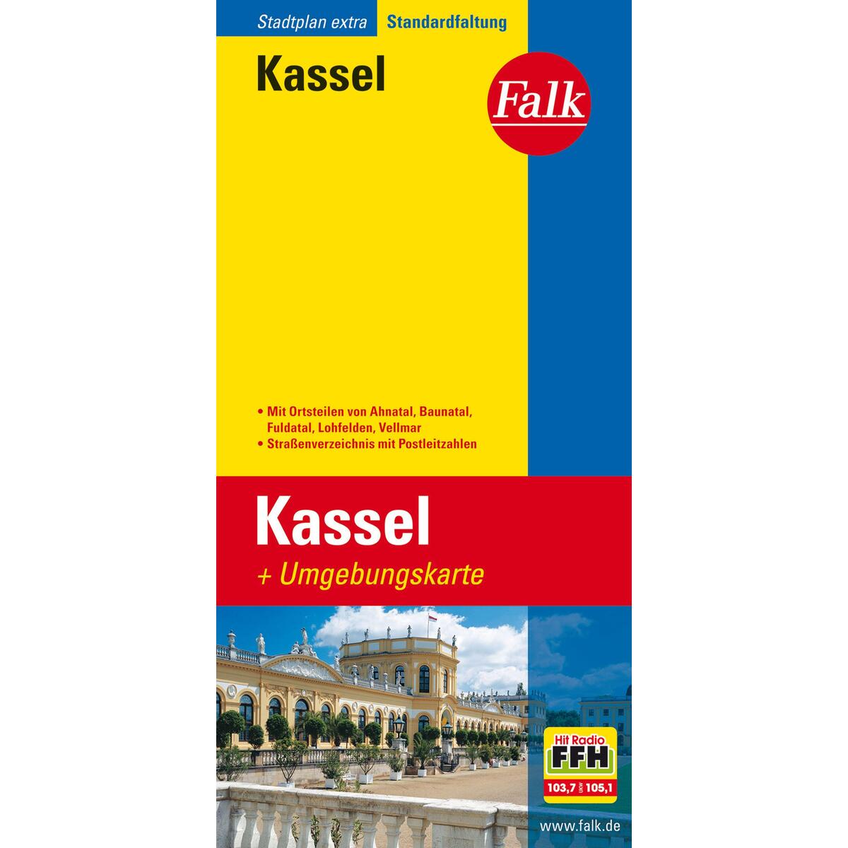 Falk Stadtplan Extra Kassel 1:17 500 von Falk-Verlag