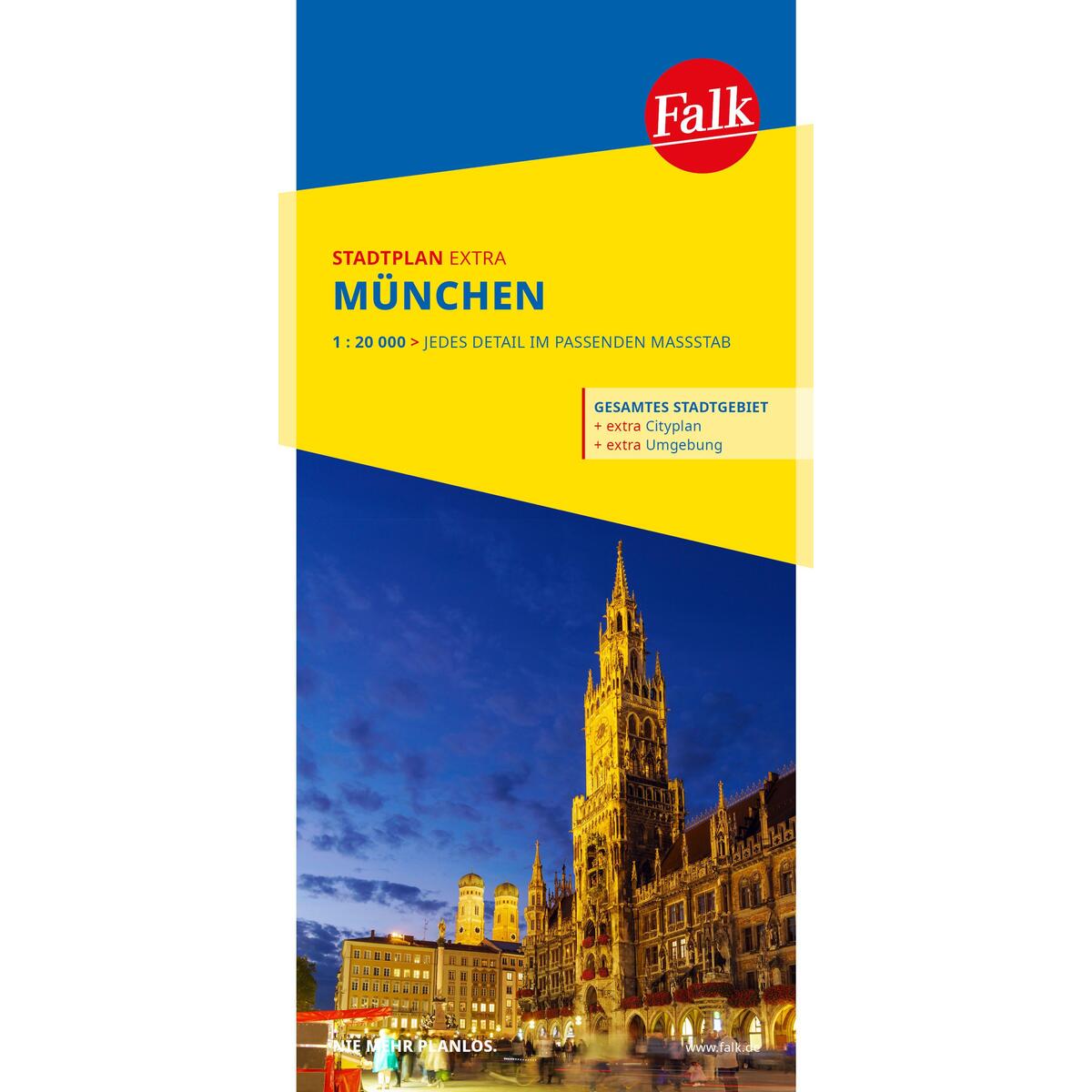 Falk Stadtplan Extra München 1:20.000 von Mairdumont