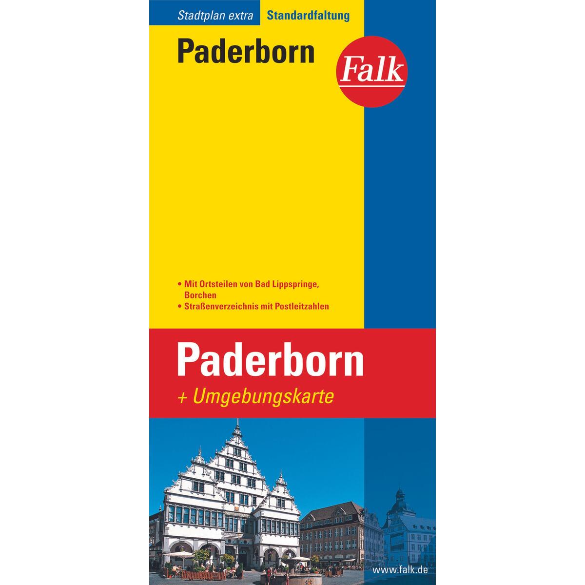 Falk Stadtplan Extra Paderborn 1:20 000 von Falk-Verlag