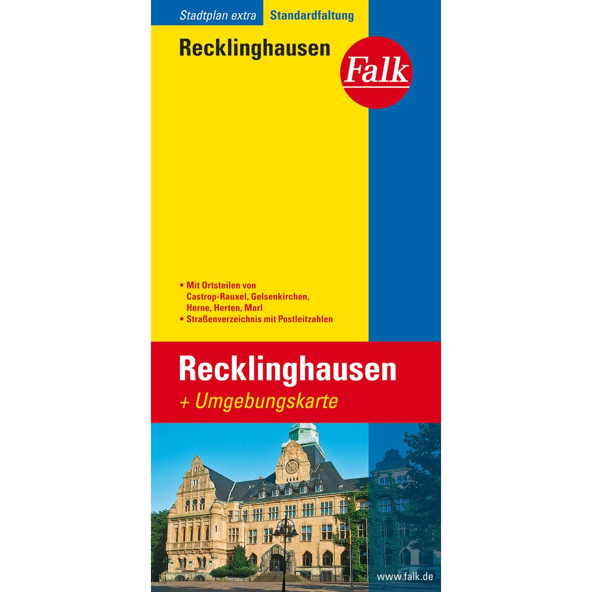 Falk Stadtplan Extra Recklinghausen 1:20 000 von Falk-Verlag