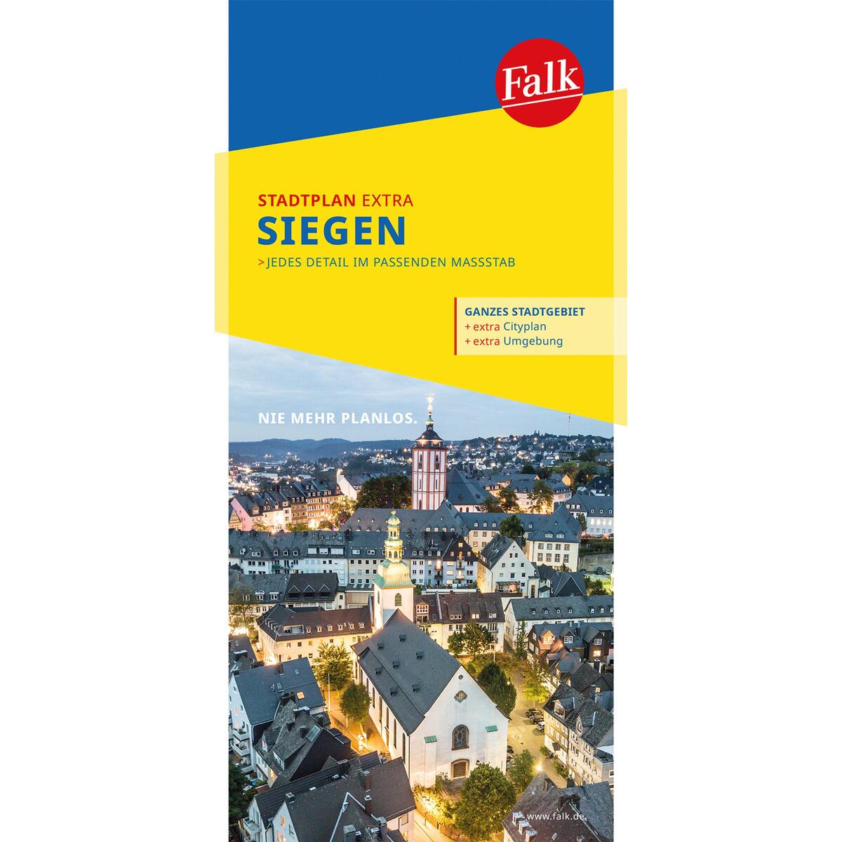 Falk Stadtplan Extra Siegen 1:17.000 von Mairdumont