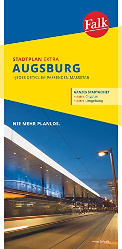 Falk Stadtplan Extra Augsburg 1:20.000 von Mairdumont