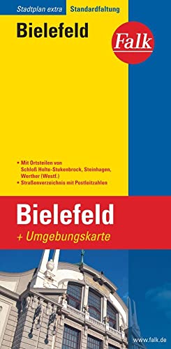 Falk Stadtplan Extra Standardfaltung Bielefeld