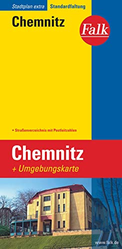 Falk Stadtplan Extra Standardfaltung Chemnitz
