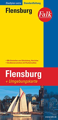 Falk Stadtplan Extra Standardfaltung Flensburg