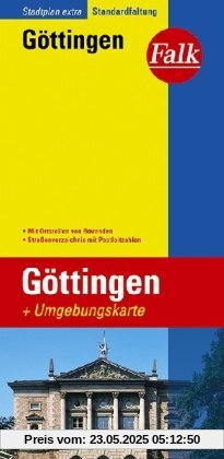 Falk Stadtplan Extra Standardfaltung Göttingen