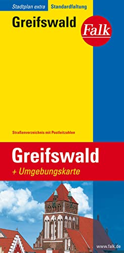 Falk Stadtplan Extra Standardfaltung Greifswald