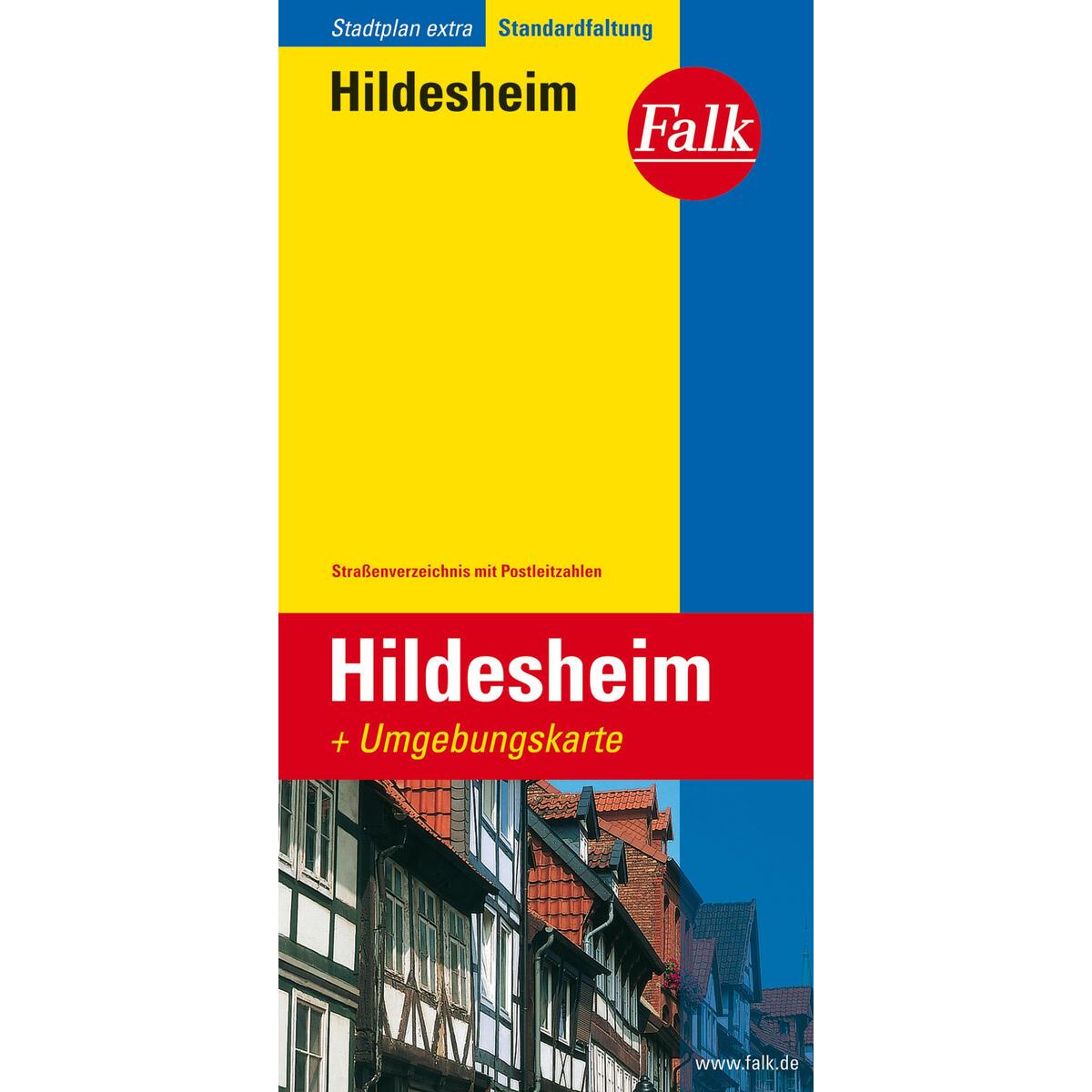 Falk Stadtplan Extra Standardfaltung Hildesheim 1:17 500 von Falk-Verlag