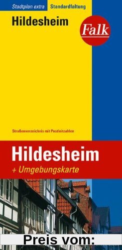 Falk Stadtplan Extra Standardfaltung Hildesheim mit Giesen und Diekholzen