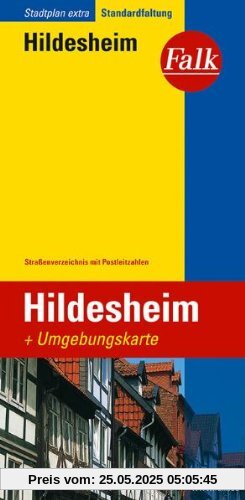 Falk Stadtplan Extra Standardfaltung Hildesheim mit Giesen und Diekholzen