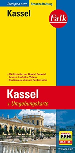 Falk Stadtplan Extra Standardfaltung Kassel