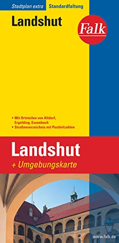Falk Stadtplan Extra Standardfaltung Landshut von Falk-Verlag