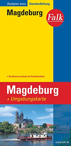 Falk Stadtplan Extra Standardfaltung Magdeburg von Falk-Verlag