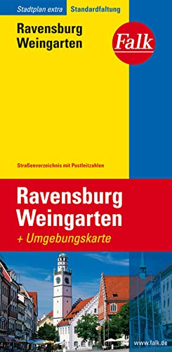 Falk Stadtplan Extra Standardfaltung Ravensburg / Weingarten