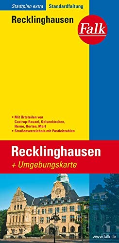 Falk Stadtplan Extra Standardfaltung Recklinghausen