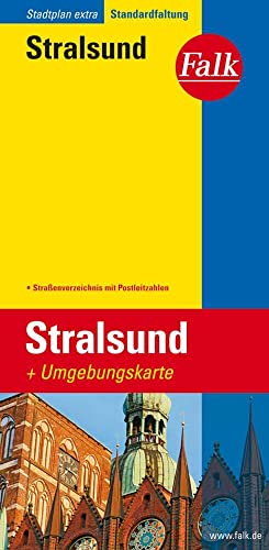 Falk Stadtplan Extra Standardfaltung Stralsund