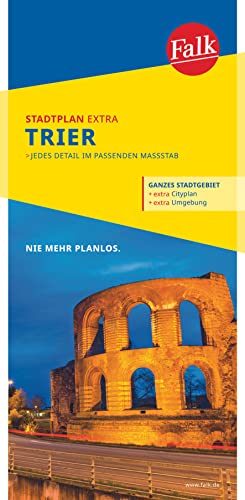 Falk Stadtplan Extra Trier 1:20.000: mit Ortsteilen von Aach, Gusterath, Kenn, Konz, Schweich, Trierweiler