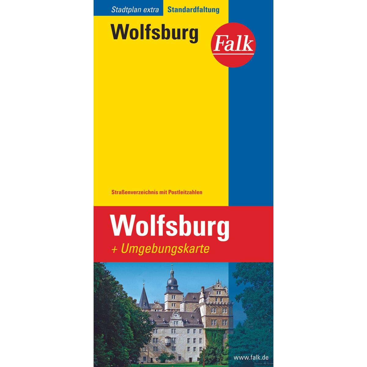 Falk Stadtplan Extra Standardfaltung Wolfsburg 1:21 000 von Falk-Verlag