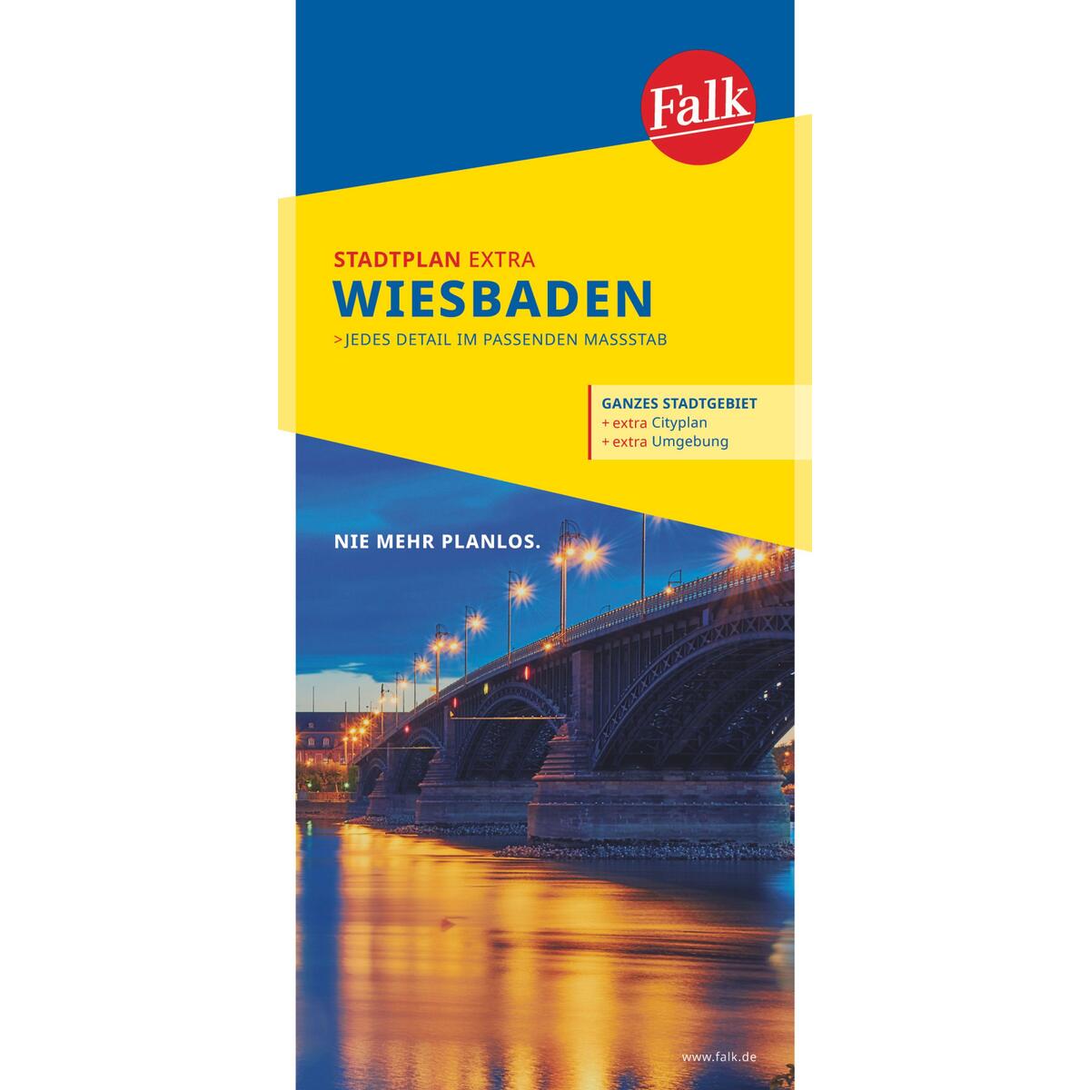 Falk Stadtplan Extra Wiesbaden 1:20 000 Falk Stadtplan Extra Wiesbaden 1:20 000 von Mairdumont