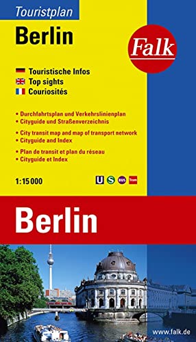 Falk Touristplan Berlin 1:15.000: Touristische Infos. Durchfahrtsplan und Verkehrslinienplan. Cityguide und Straßenverzeichnis. Dtsch.-Engl.-Französ. Falk Touristplan Berlin 1:15.000: Touristische Infos. Durchfahrtsplan und Verkehrslinienplan. Cityguide und Straßenverzeichnis. Dtsch.-Engl.-Französ.