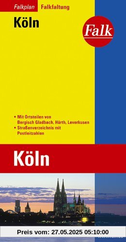 Falkplan Falk-Faltung Köln