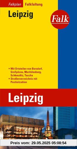 Falkplan Falk-Faltung Leipzig