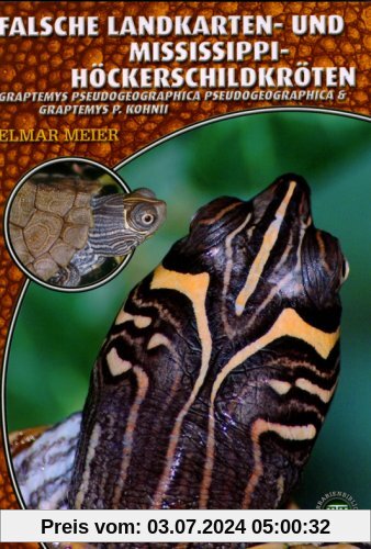 Falsche Landkarten- und Mississippi-Höckerschildkröten