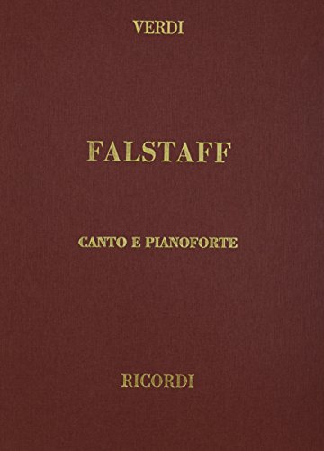 Falstaff, Cloth, It/En: Vocal Score: Commedia lirica in tre atti di Arrigo Boito