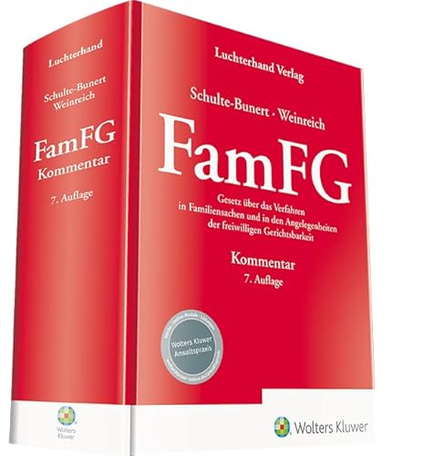 FamFG Kommentar: Gesetz über das Verfahren in Familiensachen und in den Angelegenheiten der freiwilligen Gerichtsbarkeit FamFG Kommentar: Gesetz über das Verfahren in Familiensachen und in den Angelegenheiten der freiwilligen Gerichtsbarkeit von Hermann Luchterhand Verlag