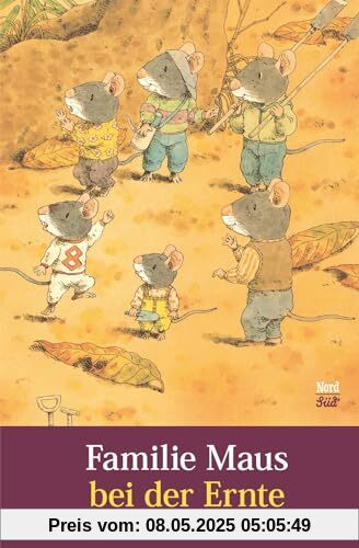 Familie Maus bei der Ernte