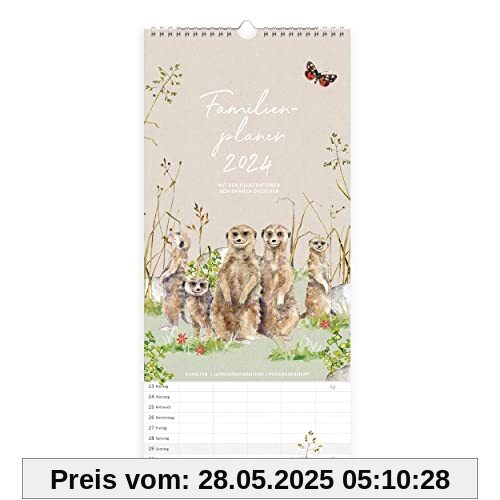 Familienplaner 2024: Erdmännchen Familienplaner 2024: Erdmännchen