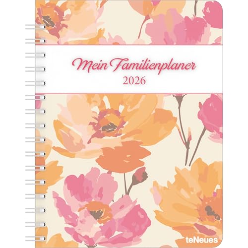 Familienplaner-Buch Bright Flowers 2026 - Diary - Buchkalender - Taschenkalender - 17,5x23,1: Diary von DUMONT