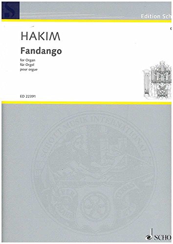 Fandango: Orgel. (Edition Schott) von SCHOTT MUSIC GmbH & Co KG, Mainz
