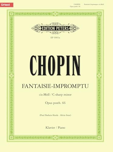 Fantaisie-impromptu in C Sharp Minor Op. Posth. 66 for Piano (Edition Peters) von EDITION PETERS