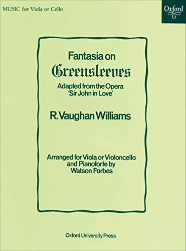 Fantasia on Greensleeves: Viola/Cello and Piano von Oxford University Press