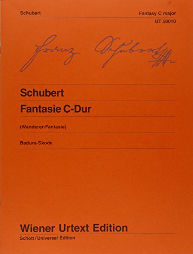 Fantasie C-Dur: "Wanderer-Fantasie". Erste Ausgabe nach dem Autograf. op. 15. D 760. Klavier.: Edited for the first time from the autograph. op. 15. D 760. piano. (Wiener Urtext Edition)