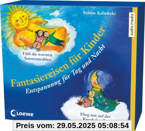 Fantasiereisen für Kinder. Entspannung für Tag und Nacht, 2 CDs