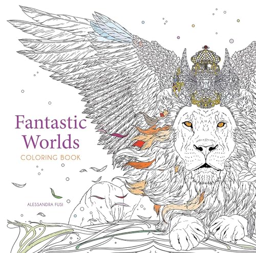 Fantastic Worlds Coloring Book (Dover Adult Coloring Books)