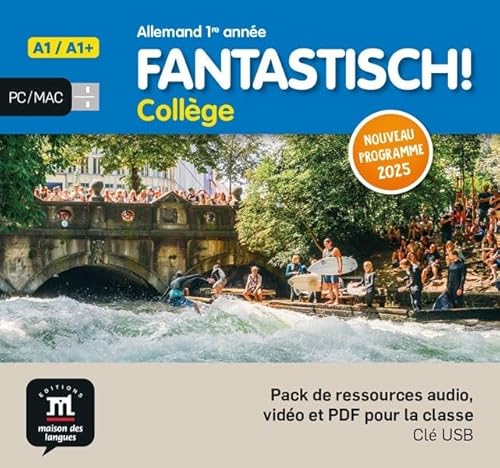 Fantastisch 1ere année Programme 2025 - Clé USB avec vidéos/audios Fantastisch 1ere année Programme 2025 - Clé USB avec vidéos/audios von MAISON LANGUES