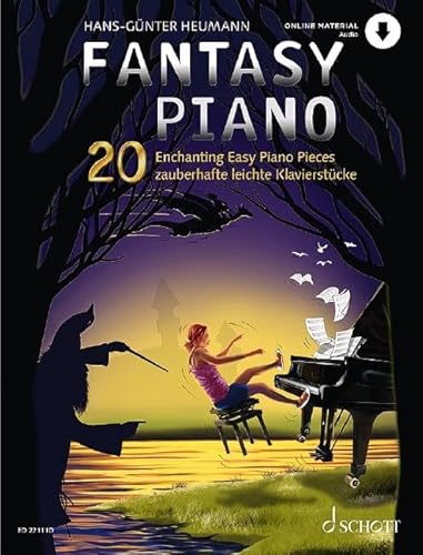 Fantasy Piano: 20 zauberhafte leichte Klavierstücke. Klavier.