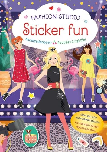 Fashion Studio Sticker Fun - Aankleedpoppen / Fashion Studio sticker Fun - Poupées à habiller: Plus de 400 stickers repositionnables von Zuidnederlandse Uitgeverij (ZNU)